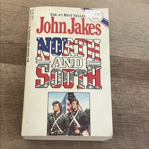 John Jakes "North and South" Paperback Novel - Patriotic Cover
